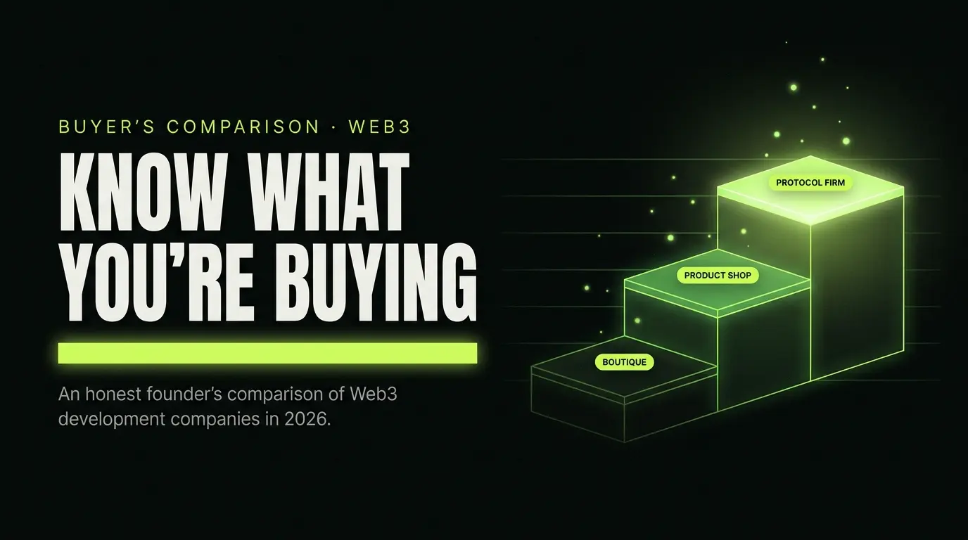 Best Web3 Development Companies in 2026: A Founder’s Comparison